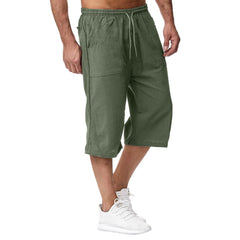 Men's Casual Cotton and Linen Sports Pants
