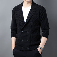 2023 Solid Color Knitted Cardigan