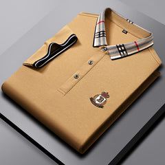 Men's Plus Size Fashionable Embroidered Polo Shirt