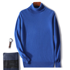 Men's Turtleneck Casual Wool Sweater
