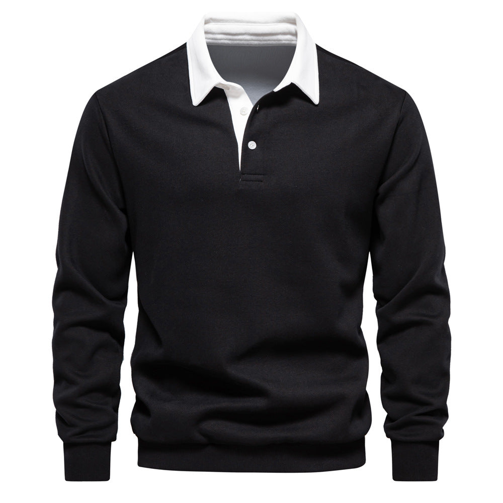Men's Premium Casual Versatile Long Sleeve Polo Shirt