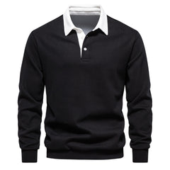Men's Premium Casual Versatile Long Sleeve Polo Shirt