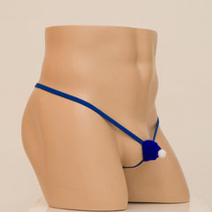 Men's Christmas Hat Sexy Hollow No-take-off Thong