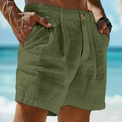 Men's Linen Comfortable and Stylish Beach Shorts