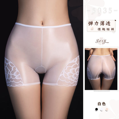 Hollow Ultra-thin Comfortable Sexy Lace Sexy Boxer Briefs