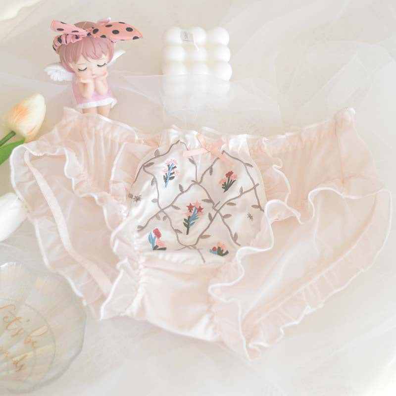 Embroidered Lace Fashion Panties