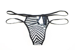 Men's Low-rise Printed Sexy Thong