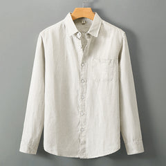 Men's Cotton and Linen Casual Shirts