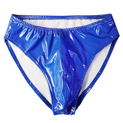 Men's Glossy PU Butt Lifting Briefs