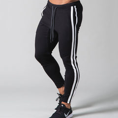 Men's Athleisure Sweat-absorbent Contrasting Color Jogging Pants