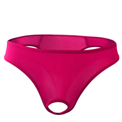 Men's Transparent Ice Silk Thong