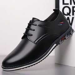 2023 New Large Size Men's Lightweight Business Casual Leather Shoes