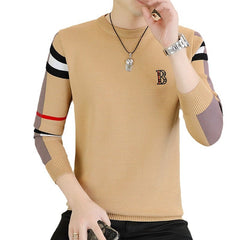 Crew neck loose pullover sweater