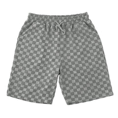2024 Men's Checkerboard Loose Sports Casual Shorts