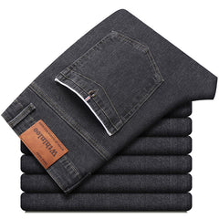 Men's Spring Stretch Straight Fashion Casual Jeans