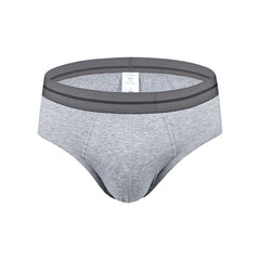 Men's Pure Cotton High Elastic Comfortable Briefs