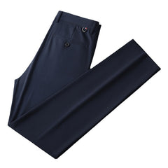 Mulberry silk high-end casual non-iron straight trousers