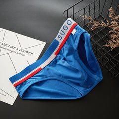 Men's Cotton Printed Comfortable Breathable Low Rise Briefs