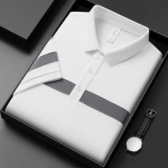 2023 Summer New Men's Loose Simple Polo Shirt
