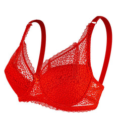 White Lace Breathable Comfort Bow Bra
