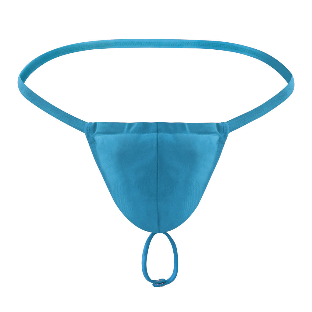 Tzy028T Swimming Suspenders Ring Thong