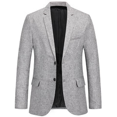 New men's fashionable solid color suit