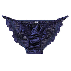 New 100% Mulberry Silk Ruffle Briefs