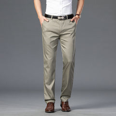 Men's Soft and Comfortable Straight Business Casual Pants
