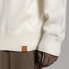2023 Solid Color Loose Knitted Fashionable Casual Polo Shirt