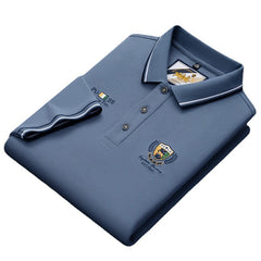 2023 Men's Summer Business Casual Embroidered Polo Shirt