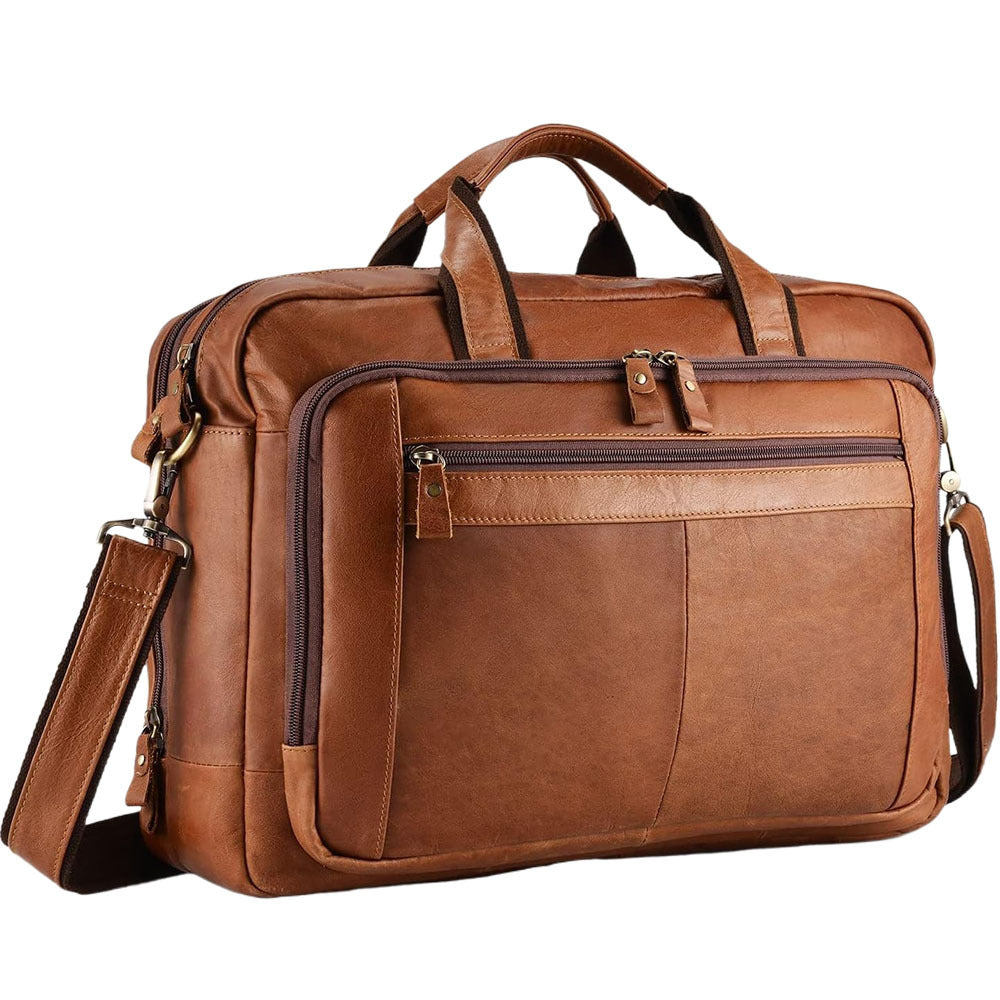 Men's Business Leather Handbag