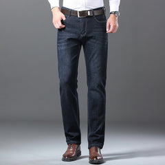 Men's Straight Loose Stretch Casual Jeans
