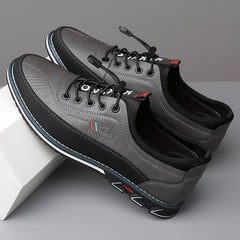 Men's Casual Large Size Fashionable Slip-on Flat Heel Work Shoes