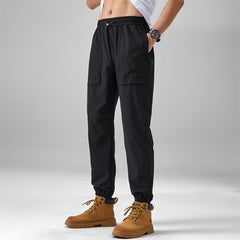 Ice silk thin loose sports pants