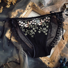 Sexy Lace Mesh Soft, Comfortable and Fashionable Low-waist Briefs