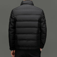 New multi-color stand collar fashionable and versatile 90 white duck down jacket