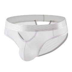 Men's Low-rise Sexy Striped Breathable Mesh Super Stretch and Super Soft Briefs