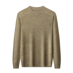 100% Pure Wool Round Neck Business Sweater