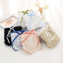 Summer New Ribbon Mesh Lace Briefs