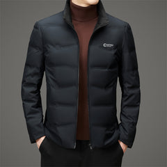 White duck down stand collar light antibacterial down jacket