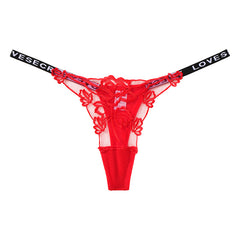 Sexy Lace Embroidery Breathable and Comfortable Briefs