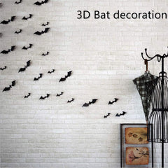Halloween 3D Bat Spider Sticker