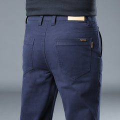 2024 Men's New Slim Straight High-end Cotton Casual Pants