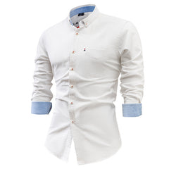 Men's Cotton and Linen Breathable Casual Shirt