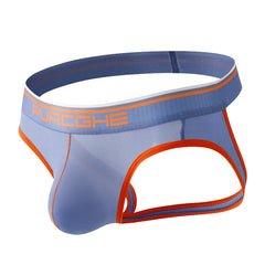 Men's Low Waist Ice Silk Breathable Quick-drying Hip-lifting Sports Trendy Thong