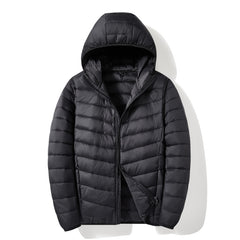 Men's White Duck Down Casual Warm Down Jacket