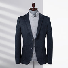Solid Color New Stretch Men's Casual Blazer