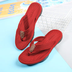 2024 Men's New Soft-soled Fashion Flip-flops Casual Beach Sandals