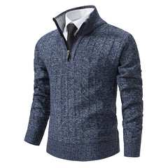 Fleece Half‑Zip Pullover Sweater