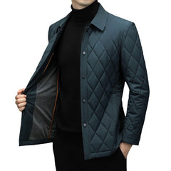 Winter cold-proof men's lapel warm cotton jacket
